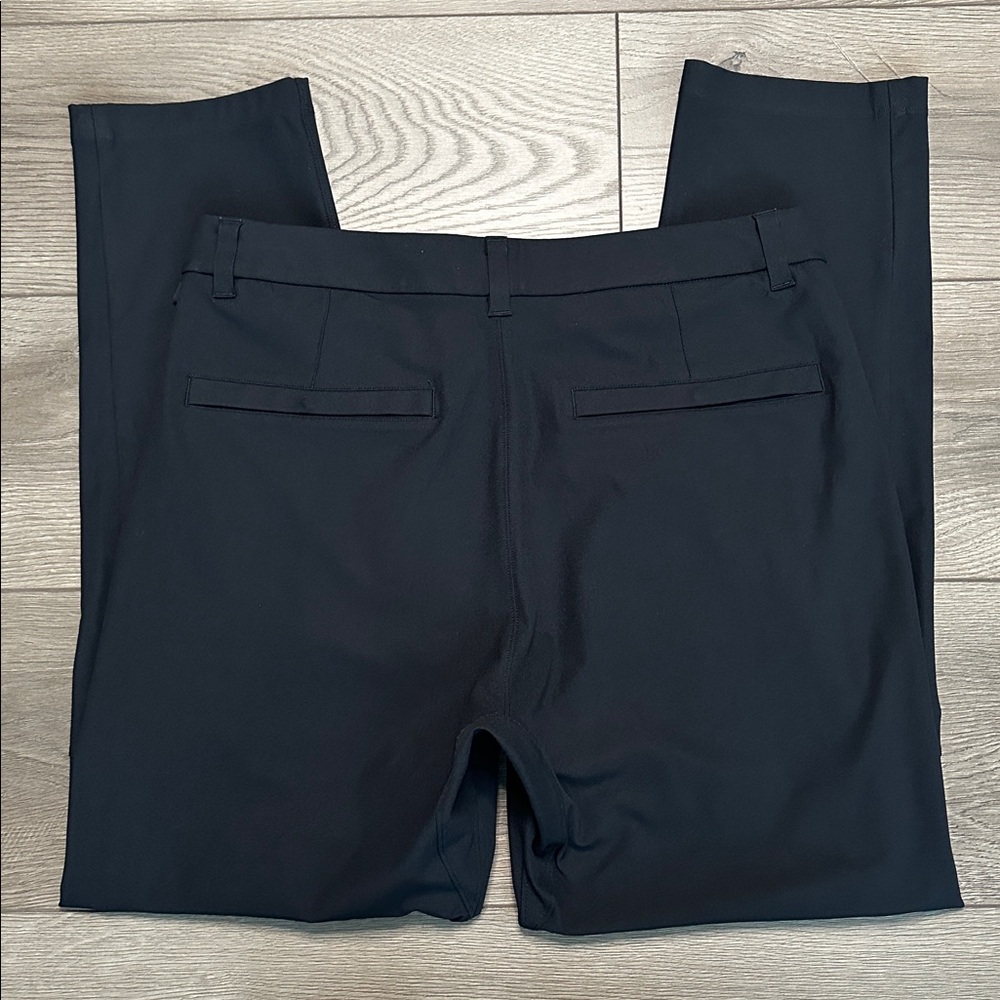 Lululemon 28" Commission Pants Slim Warpstreme Black‎ Office Travel Casual 32 - Picture 6 of 14